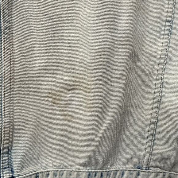 NWT’s Kancan Women’s Blue Acid Wash Denim Jean Jacket size Medium - Picture 6 of 6